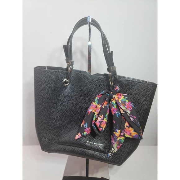 Steve Madden Bkarta Handbag Purse with Scarf *Missing Strap* - Picture 1 of 3